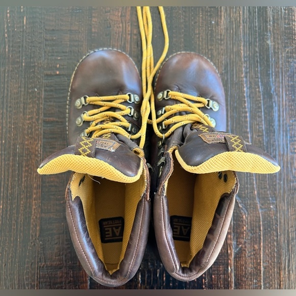 AE Footgear Y2K American Eagle Lug Sole Brown Men’s Sz 10 Leather Chunky main image 12